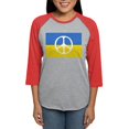 thumbnail image 1 of CafePress - Pray For Peace In Ukraine Long Sleeve T Shirt - Womens Baseball Tee, 1 of 4