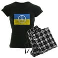 thumbnail image 1 of CafePress - Pray For Peace In Ukraine Pajamas - Women's Short Sleeve Print T-Shirt and Pants Dark Cotton Pajama Set, 1 of 7