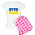 thumbnail image 1 of CafePress - Pray For Peace In Ukraine Pajamas - Women's Short Sleeve Print T-Shirt and Pants Light Cotton Pajama Set, 1 of 7