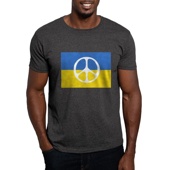 CafePress - Pray For Peace In Ukraine T Shirt - Men's Classic Graphic Cotton T-Shirt