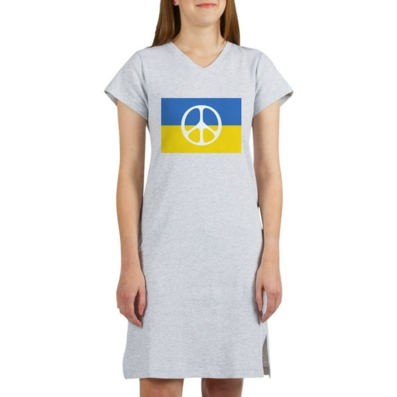 CafePress - Pray For Peace In Ukraine T Shirt - Women's Nightshirt