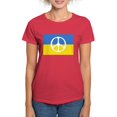 thumbnail image 1 of CafePress - Pray For Peace In Ukraine T Shirt - Women's Traditional Fit Dark T-Shirt, 1 of 4