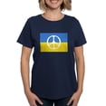 thumbnail image 1 of CafePress - Pray For Peace In Ukraine T Shirt - Women's Traditional Fit Dark T-Shirt, 1 of 4