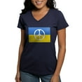 thumbnail image 1 of CafePress - Pray For Peace In Ukraine T Shirt - Women's V-Neck Dark T-Shirt, 1 of 4
