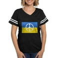 thumbnail image 1 of CafePress - Pray For Peace In Ukraine T Shirt - Womens Football Shirt, 1 of 4
