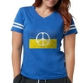 thumbnail image 1 of CafePress - Pray For Peace In Ukraine T Shirt - Womens Football Shirt, 1 of 4