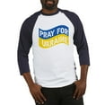 thumbnail image 1 of CafePress - Pray For Ukraine Baseball Jersey - Cotton Baseball Jersey, 3/4 Raglan Sleeve Shirt, 1 of 4