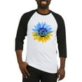 thumbnail image 1 of CafePress - Pray For Ukraine Blue And Yellow Sunflower Basebal - Cotton Baseball Jersey, 3/4 Raglan Sleeve Shirt, 1 of 4
