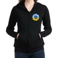thumbnail image 1 of CafePress - Pray For Ukraine Blue And Yellow Sunflower Sweatsh - Women's Zip Hoodie, 1 of 1