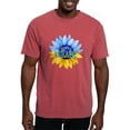 thumbnail image 1 of CafePress - Pray For Ukraine Blue And Yellow Sunflower T Shirt - Mens Comfort Colors Shirt, 1 of 5