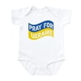 thumbnail image 1 of CafePress - Pray For Ukraine Body Suit - Baby Light Bodysuit, Size Newborn - 24 Months, 1 of 4