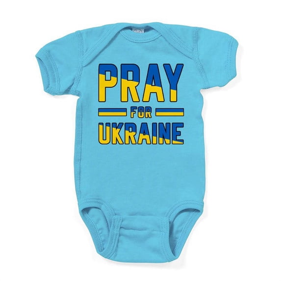 CafePress - Pray For Ukraine Body Suit - Cute Infant Bodysuit Baby Romper - Size Newborn - 24 Months
