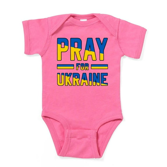 CafePress - Pray For Ukraine Body Suit - Cute Infant Bodysuit Baby Romper - Size Newborn - 24 Months