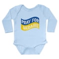 thumbnail image 1 of CafePress - Pray For Ukraine Body Suit - Long Sleeve Cotton Baby Bodysuit, 1 of 4