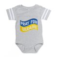 thumbnail image 1 of CafePress - Pray For Ukraine - Cute Infant Baby Football Bodysuit, 1 of 3