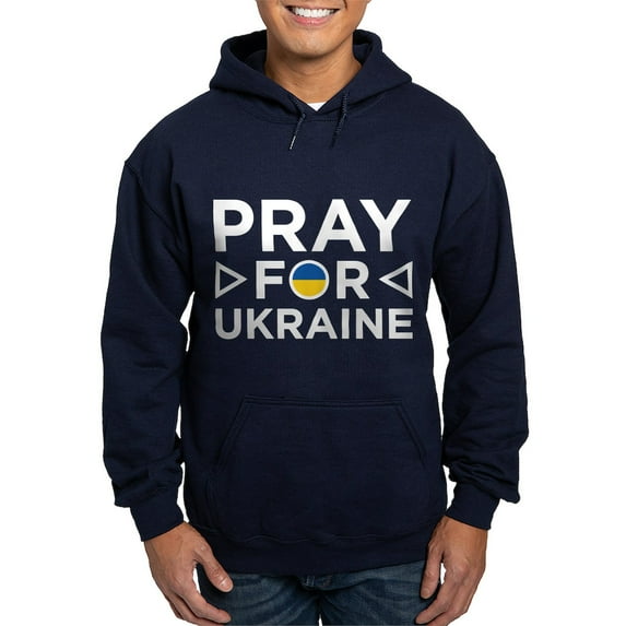 CafePress - Pray For Ukraine Hoodie (Dark) - Pullover Hoodie, Classic, Comfortable Hooded Sweatshirt
