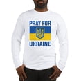 thumbnail image 1 of CafePress - Pray For Ukraine Long Sleeve T Shirt - Unisex Cotton Long Sleeve T-Shirt, 1 of 4