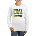 thumbnail image 1 of CafePress - Pray For Ukraine Long Sleeve T Shirt - Women's Long Sleeve Graphic Casual T-Shirt, 1 of 4