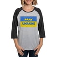 thumbnail image 1 of CafePress - Pray For Ukraine Long Sleeve T Shirt - Womens Baseball Tee, 1 of 4