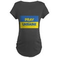 thumbnail image 1 of CafePress - Pray For Ukraine Maternity T Shirt - Maternity Dark T-Shirt, 1 of 3