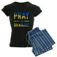 thumbnail image 1 of CafePress - Pray For Ukraine Pajamas - Women's Short Sleeve Print T-Shirt and Pants Dark Cotton Pajama Set, 1 of 7
