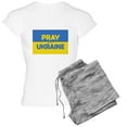 thumbnail image 1 of CafePress - Pray For Ukraine Pajamas - Women's Short Sleeve Print T-Shirt and Pants Light Cotton Pajama Set, 1 of 7