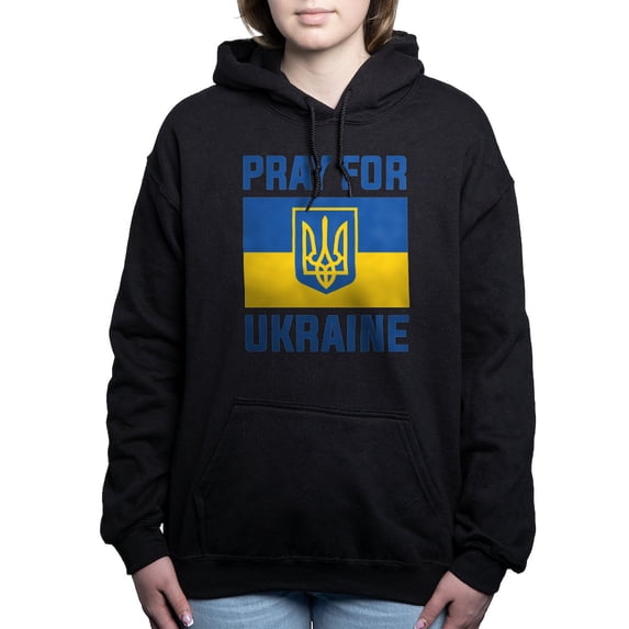 CafePress - Pray For Ukraine - Pullover Hoodie, Classic & Comfortable Hooded Sweatshirt