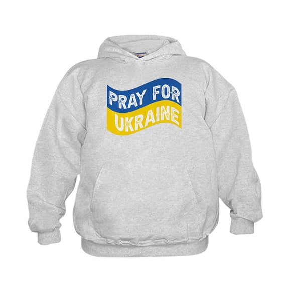 CafePress - Pray For Ukraine Sweatshirt - Kids Hooded Sweatshirt, Classic Hoodie