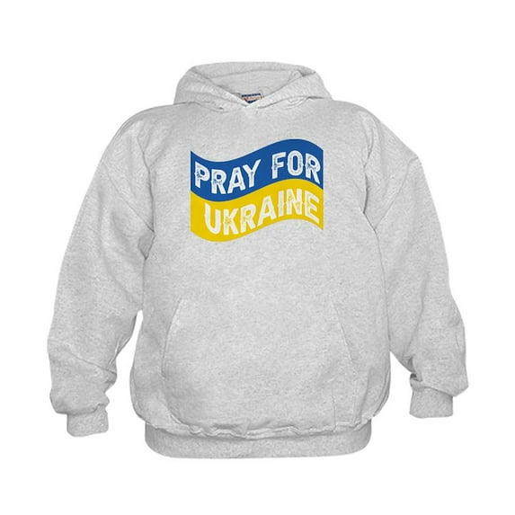 CafePress - Pray For Ukraine Sweatshirt - Kids Hooded Sweatshirt, Classic Hoodie