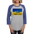 thumbnail image 1 of CafePress - Pray For Ukraine Sweatshirt, S Long Sleeve T Shirt - Womens Baseball Tee, 1 of 4