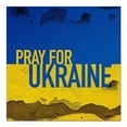 thumbnail image 1 of CafePress - Pray For Ukraine Sweatshirt, Sta - Square Car Magnet 3" x 3", 1 of 1
