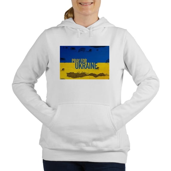 CafePress - Pray For Ukraine Sweatshirt, Stand With Sweatshirt - Women's Hooded Sweatshirt
