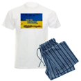 thumbnail image 1 of CafePress - Pray For Ukraine Sweatshirt, Stand With Uk Pajamas - Men's Light Loose Fit Cotton Pajama Set, 1 of 7