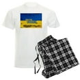thumbnail image 1 of CafePress - Pray For Ukraine Sweatshirt, Stand With Uk Pajamas - Men's Light Loose Fit Cotton Pajama Set, 1 of 7