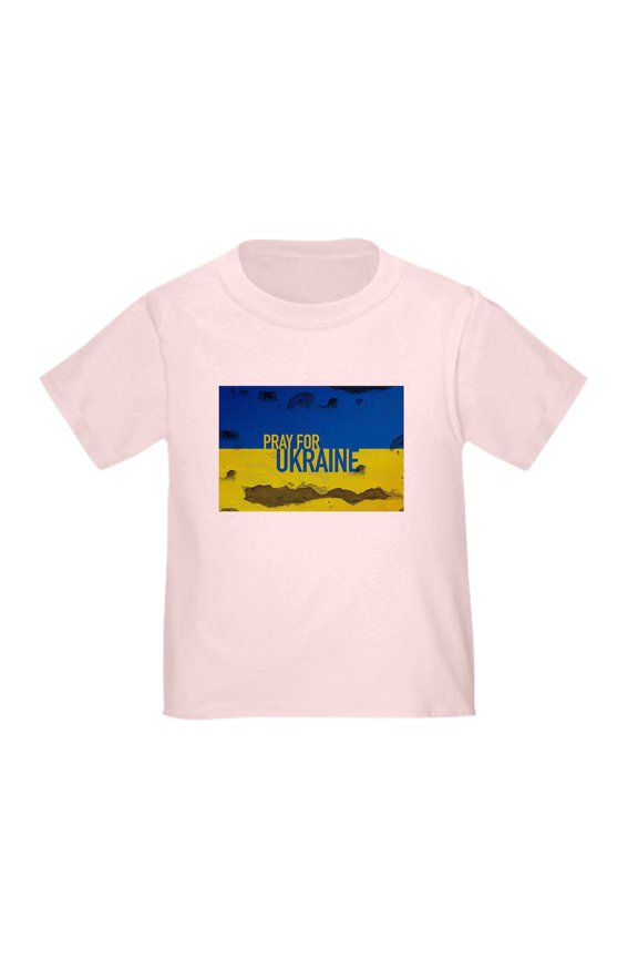 - Pray For Ukraine Sweatshirt, Stand With Uk T Shirt - Cute Toddler T-Shirt, 100% Cotton