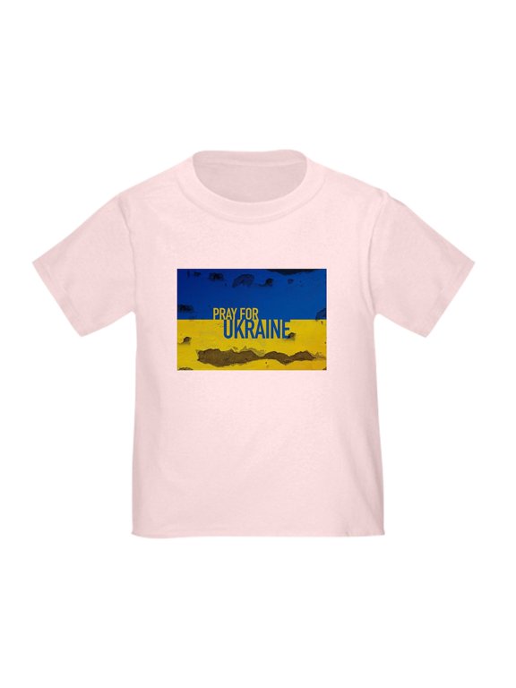 - Pray For Ukraine Sweatshirt, Stand With Uk T Shirt - Cute Toddler T-Shirt, 100% Cotton