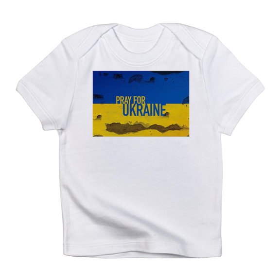 CafePress - Pray For Ukraine Sweatshirt, Stand With Uk T Shirt - Infant T-Shirt