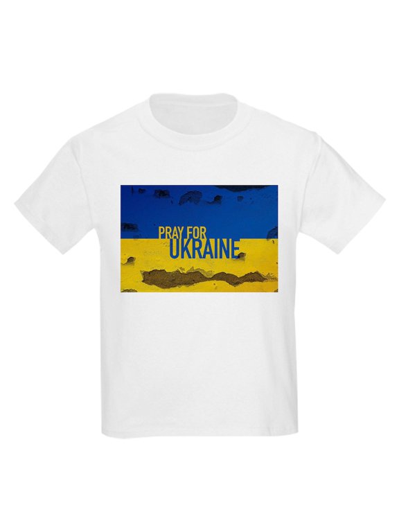- Pray For Ukraine Sweatshirt, Stand With Uk T Shirt - Light T-Shirt Kids XS-XL