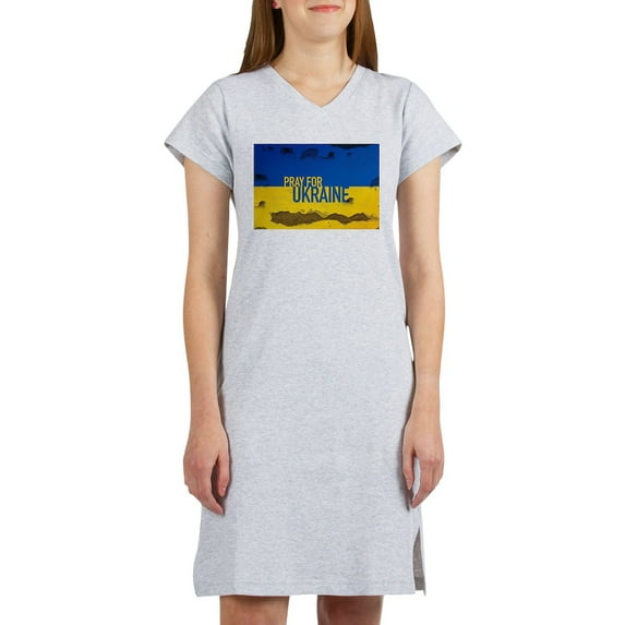 CafePress - Pray For Ukraine Sweatshirt, Stand With Uk T Shirt - Women's Nightshirt