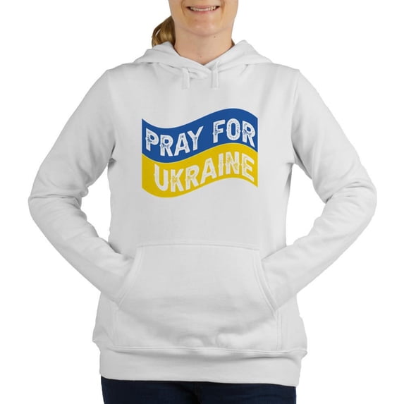CafePress - Pray For Ukraine Sweatshirt - Women's Hooded Sweatshirt