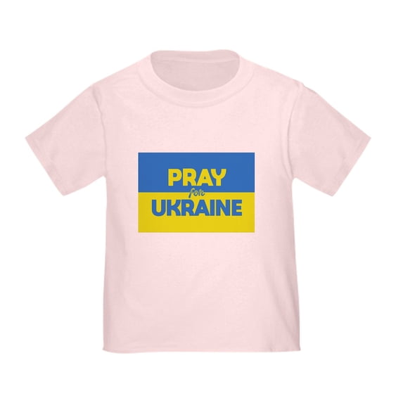 CafePress - Pray For Ukraine T Shirt - Cute Toddler T-Shirt, 100% Cotton