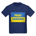 thumbnail image 1 of CafePress - Pray For Ukraine T Shirt - Dark T-Shirt Kids XS-XL, 1 of 4