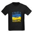 thumbnail image 1 of CafePress - Pray For Ukraine T Shirt - Dark T-Shirt Kids XS-XL, 1 of 4