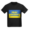 thumbnail image 1 of CafePress - Pray For Ukraine T Shirt - Dark T-Shirt Kids XS-XL, 1 of 4