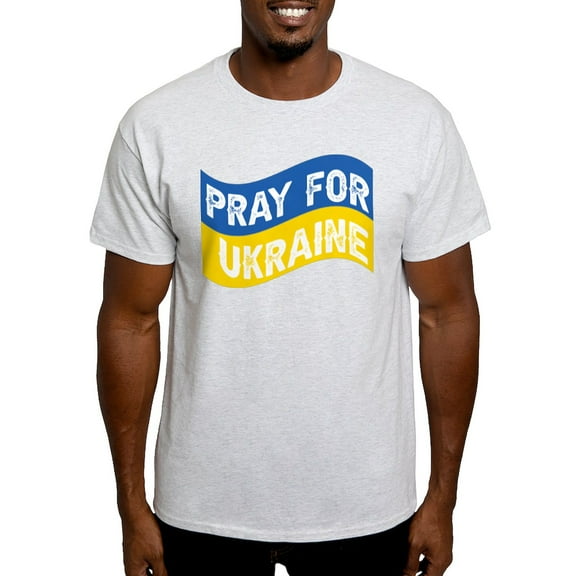 CafePress - Pray For Ukraine T Shirt - Men's Classic Graphic T-Shirt