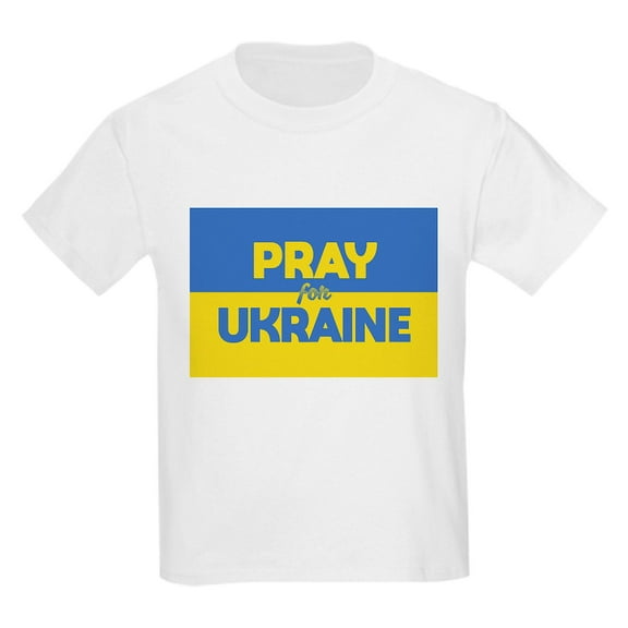 CafePress - Pray For Ukraine T Shirt - Light T-Shirt Kids XS-XL