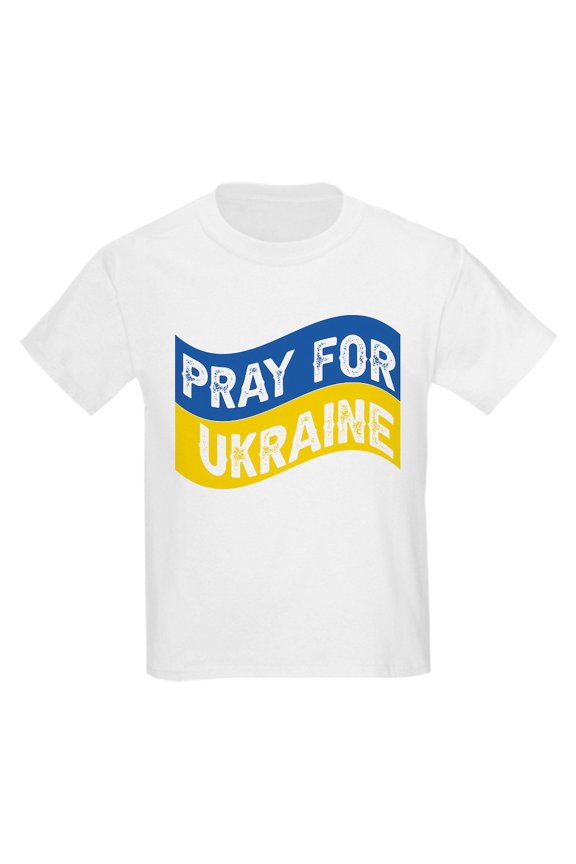 - Pray For Ukraine T Shirt - Light T-Shirt Kids XS-XL