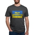 thumbnail image 1 of CafePress - Pray For Ukraine T Shirt - Mens Tri-blend T-Shirt, 1 of 4