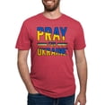 thumbnail image 1 of CafePress - Pray For Ukraine T Shirt - Mens Tri-blend T-Shirt, 1 of 4