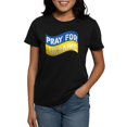 thumbnail image 1 of CafePress - Pray For Ukraine T Shirt - Women's Traditional Fit Dark T-Shirt, 1 of 4